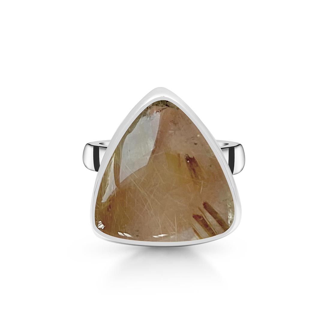 Golden Rutile Adjustable Ring-(GDR-R-24.)
